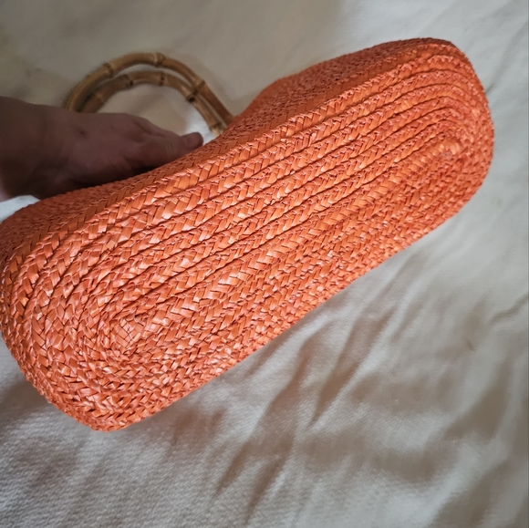 Genuine straw purse, like new - Picture 6 of 6